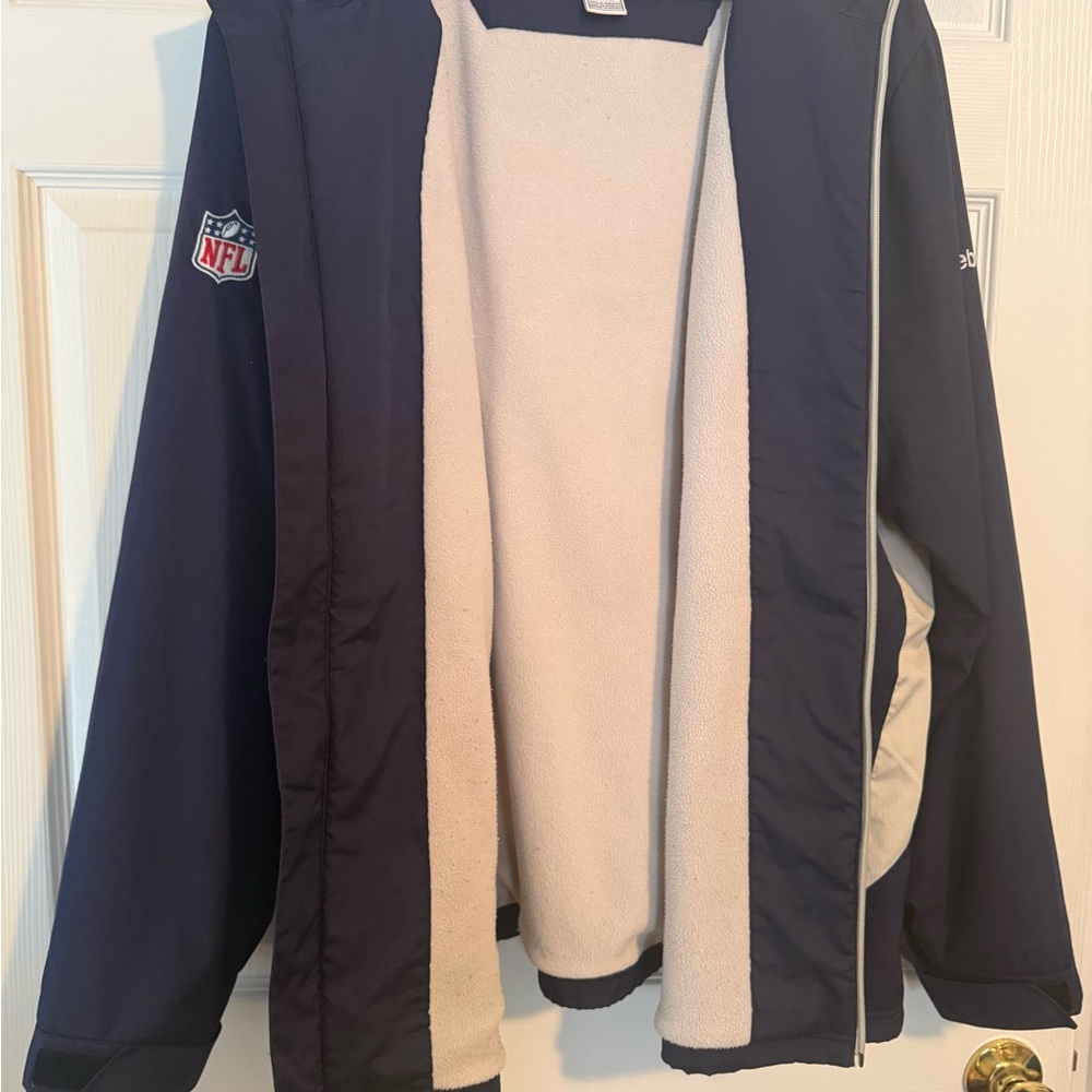 Reebok Navy Performance Jacket with Team Logo - image 2